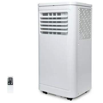 [EU Direct] Xmund 3-in-1 Portable Air Conditioner, 9000BTU(2.6KW) Cooling/Fan/Dehumidification with Exhaust Hose, Remote Control & Window Installation Kit, Sleep Mode & 24h Timer Room Size Up To 15 m², Air Cooler for Home/Office/Bedroom