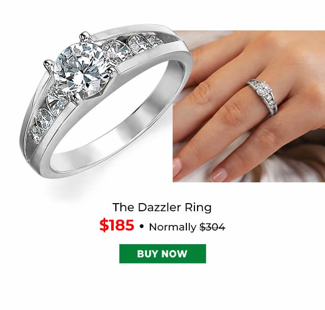 The Dazzler Ring Platinum Clad