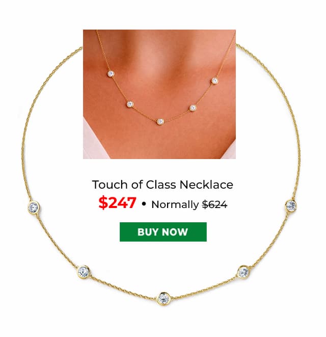 Touch of Class Necklace Gold Clad