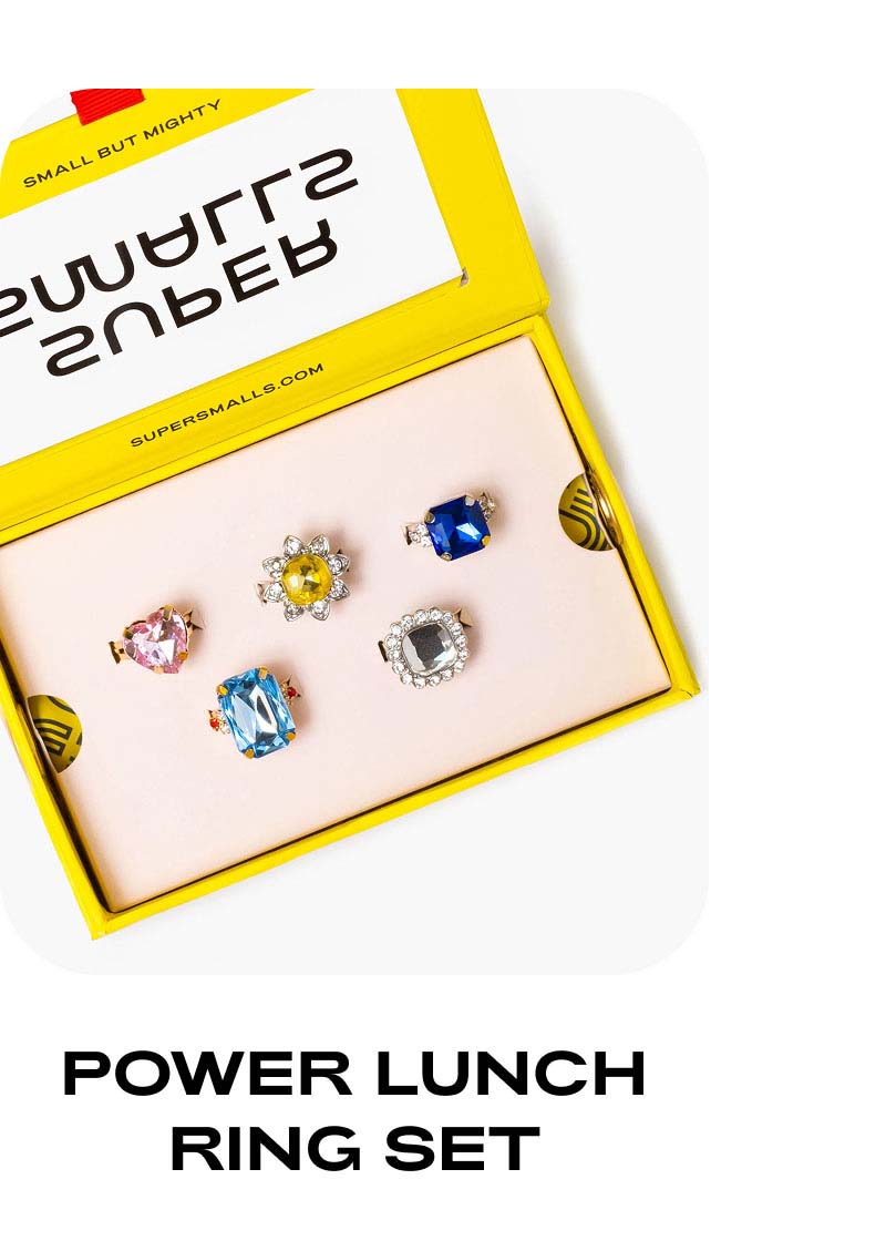 Power Lunch Ring Set