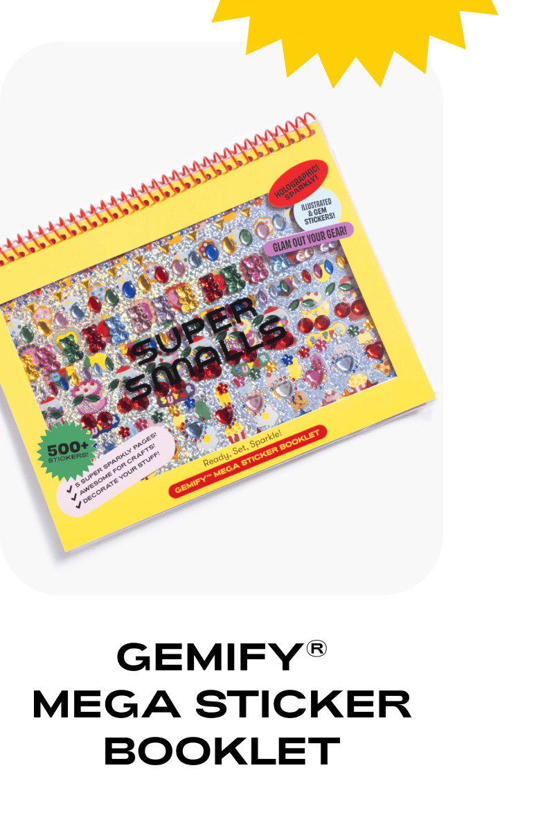  Gemify® Mega Sticker Booklet