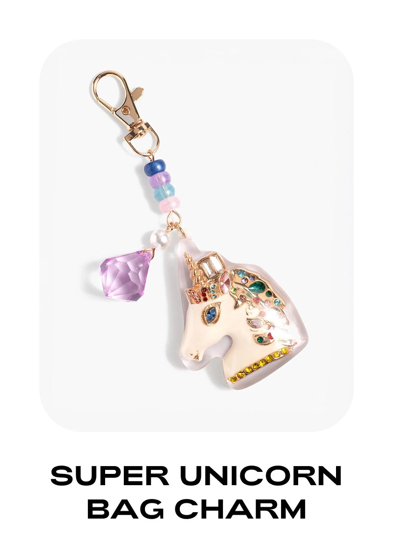 Super Unicorn Bag Charm
