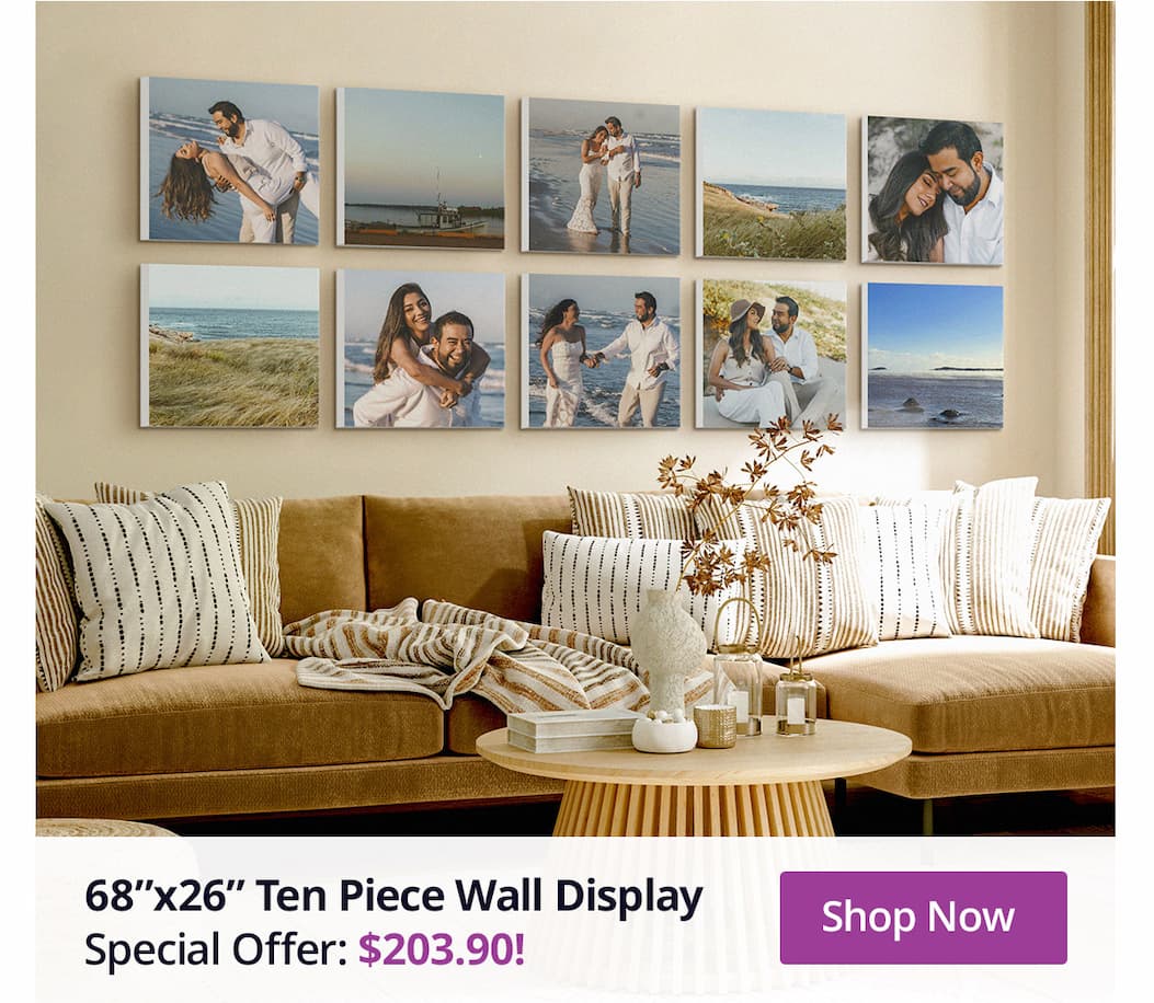 Special Offer: 68x26 Ten Piece Wall Display for $203.90! Shop Now