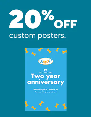 Your business. Summer ready!
Up to $125 off custom print orders + 10% back in points on all custom print orders
30% off custom labels
20% off custom posters
