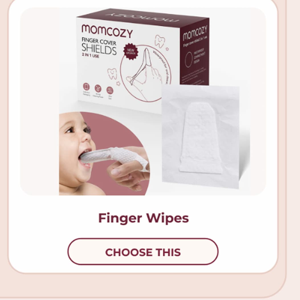 Finger Wipes. CHOOSE THIS