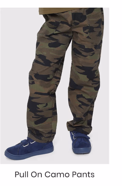 Pull On Camo Pants