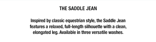 The Saddle Jean