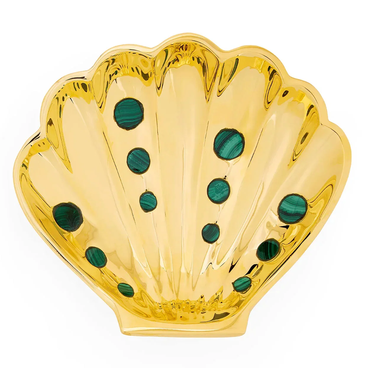 Image of Jonathan Adler Brass Clam Shell Tray