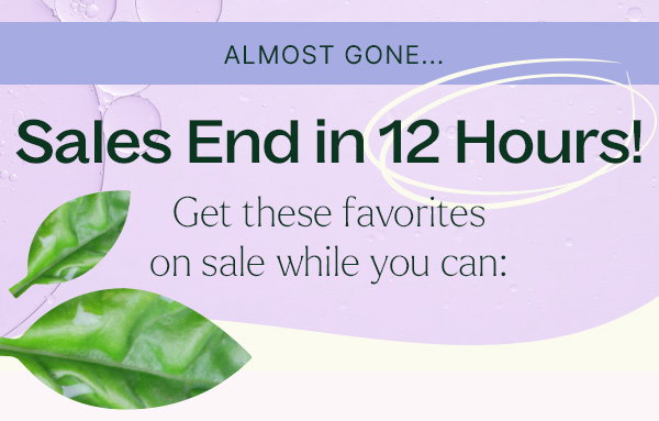 Last 12 Hours to Save!