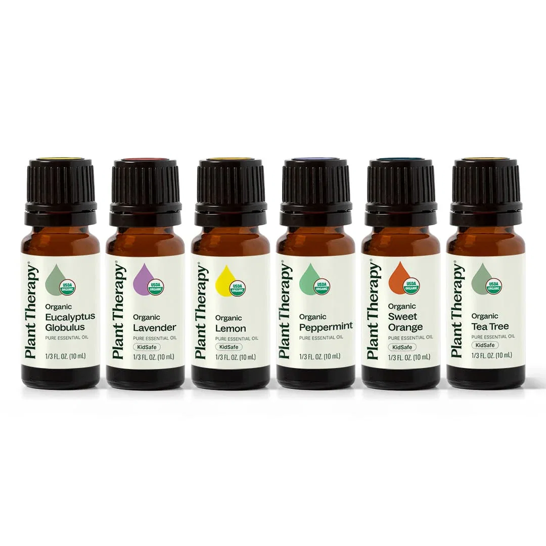 Image of Top 6 Organic Singles Essential Oil Set