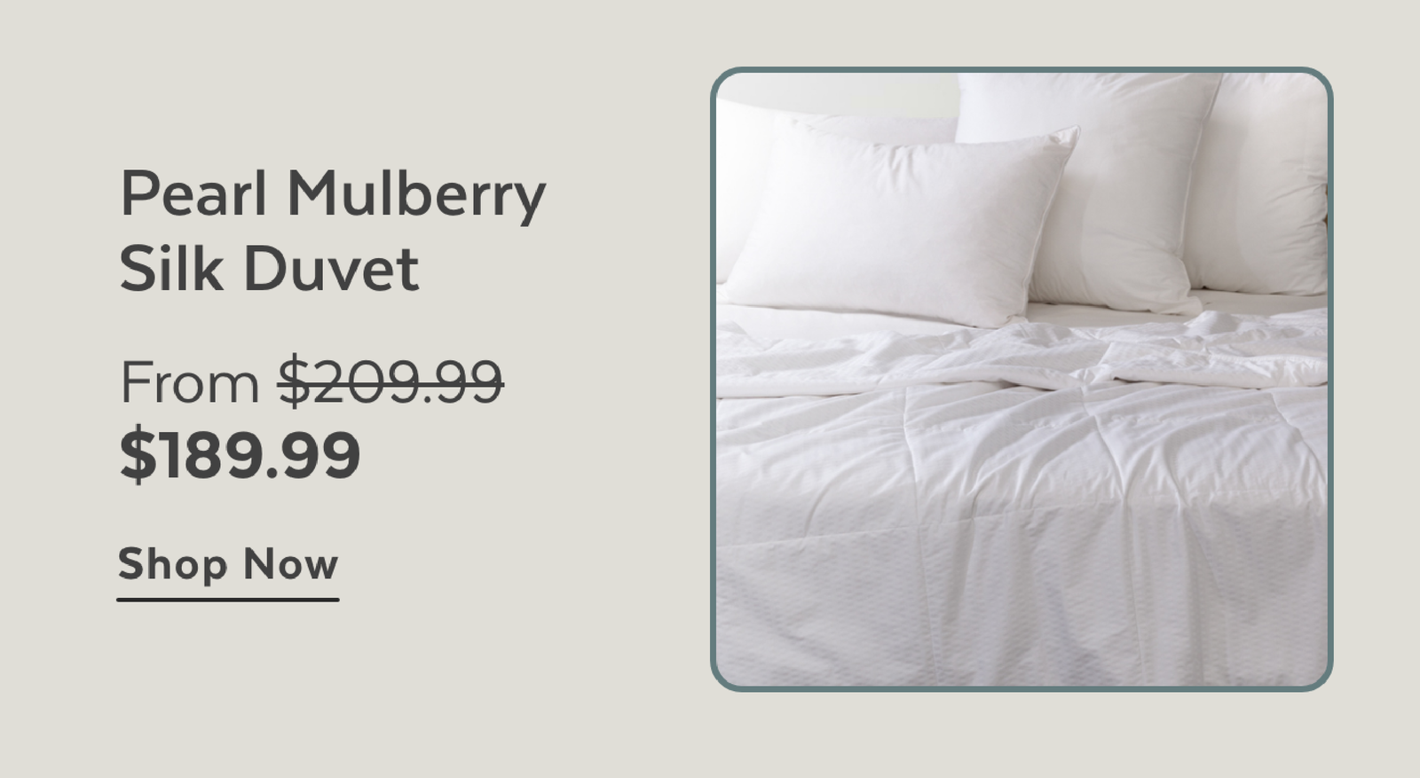 Pearl Mulberry Silk Duvet