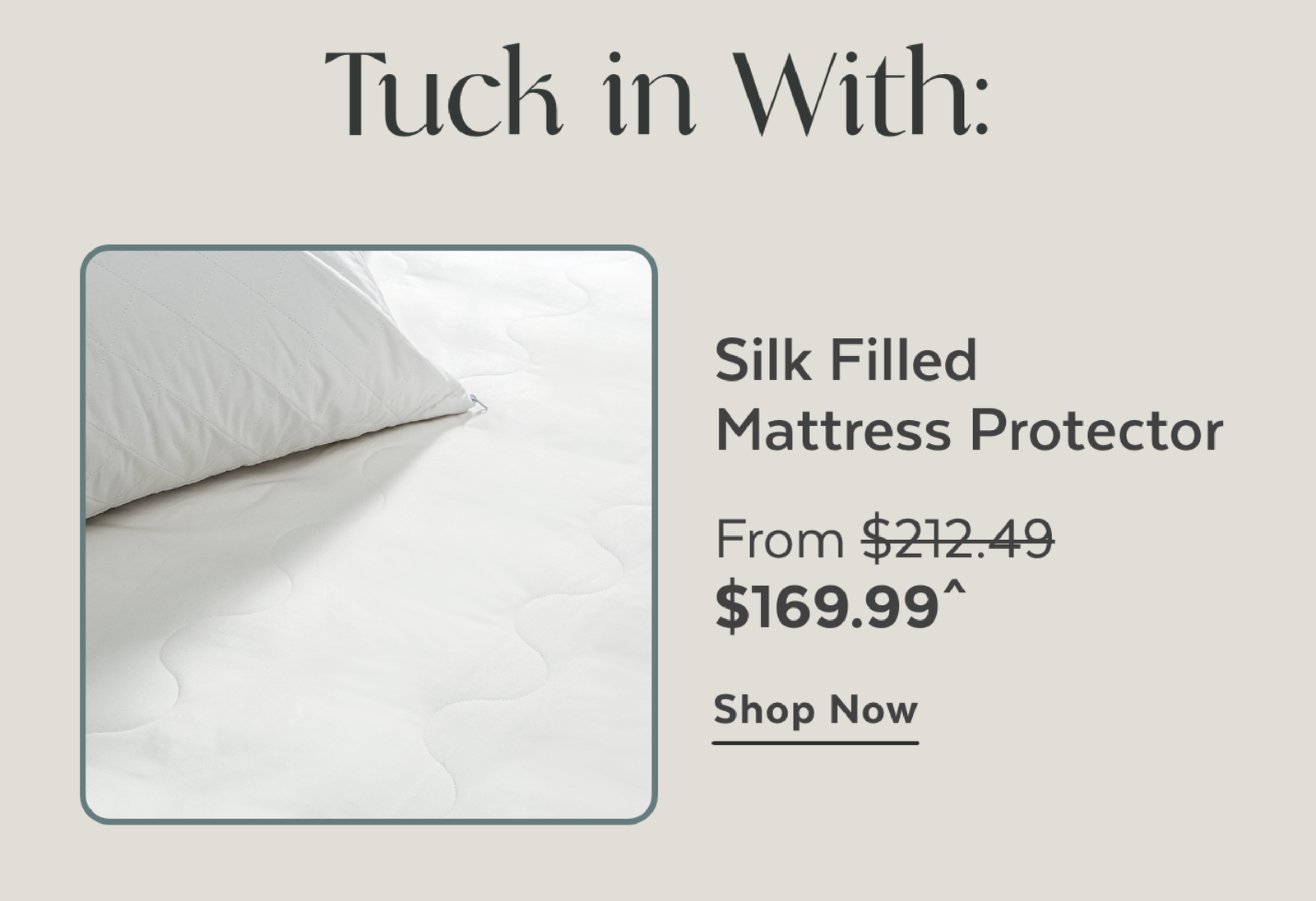 Silk Filled Mattress Protector