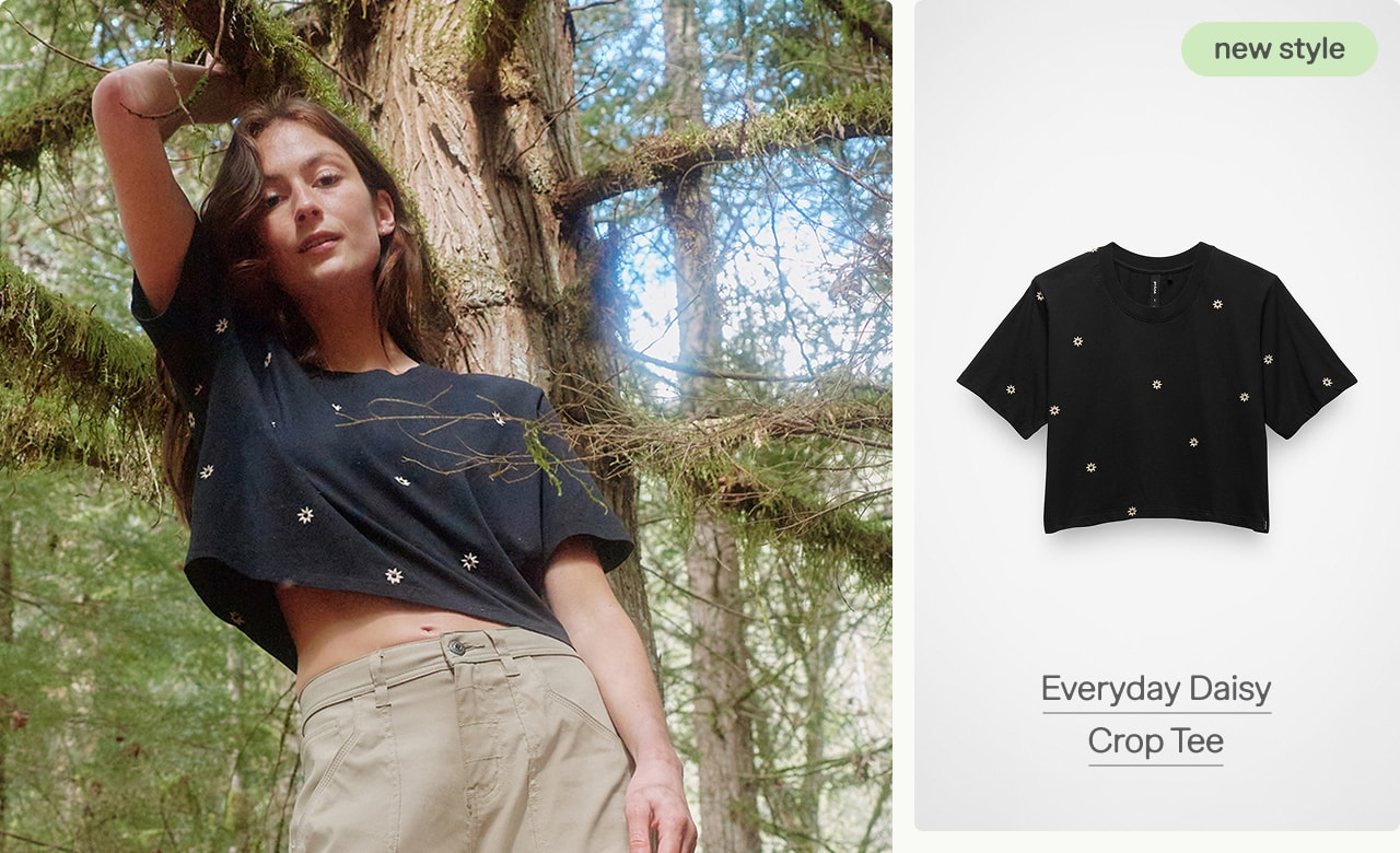 everyday daisy crop tee