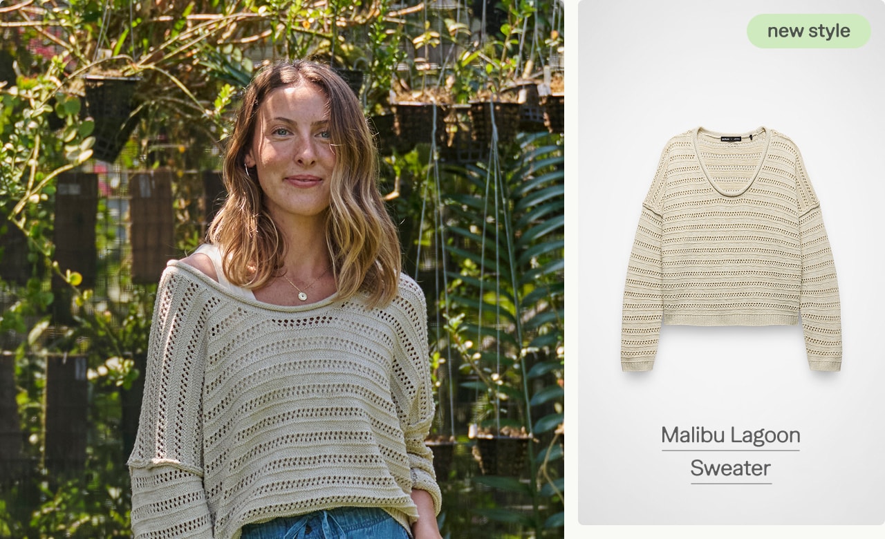 malibu lagoon sweater