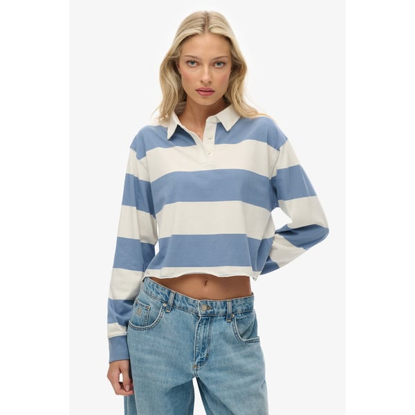 Rugby Athletic Essential Stripe Blauw