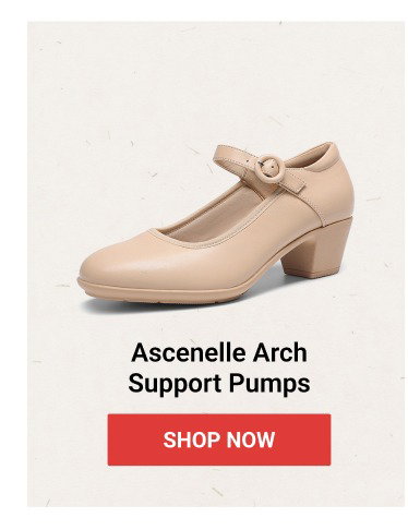 Ascenelle Arch Support Pumps