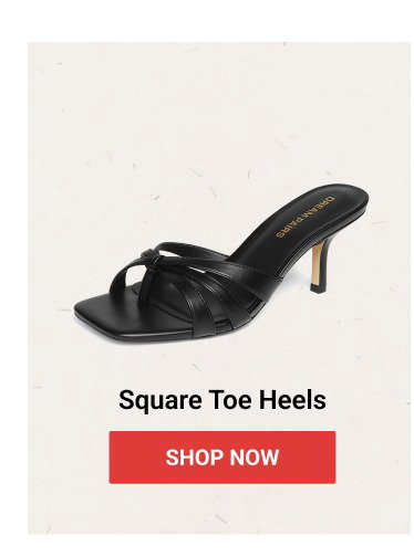 Square Toe Heels