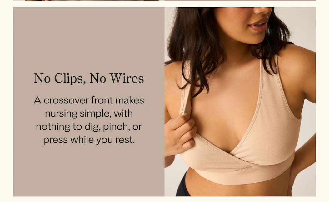 French Terry Racerback Bra in Beige