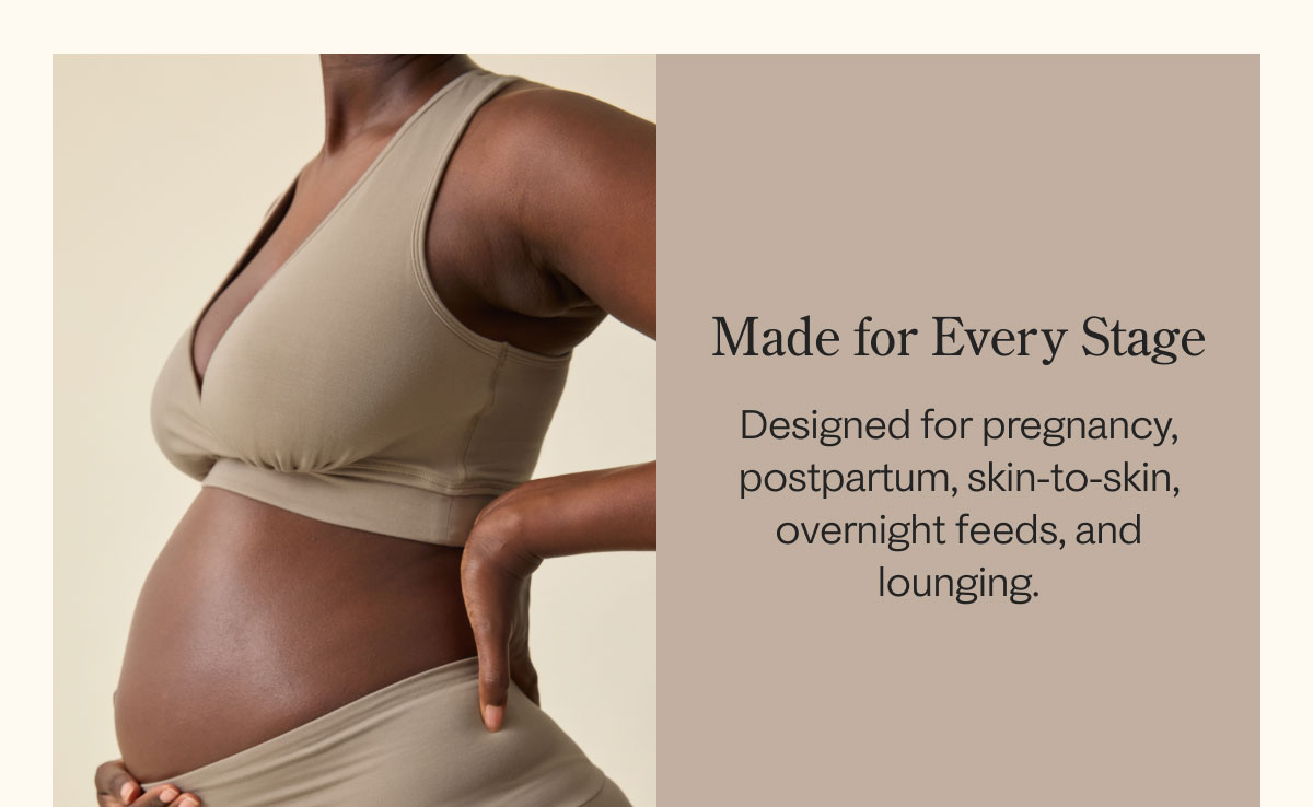 French Terry Racerback Bra in Sandstone