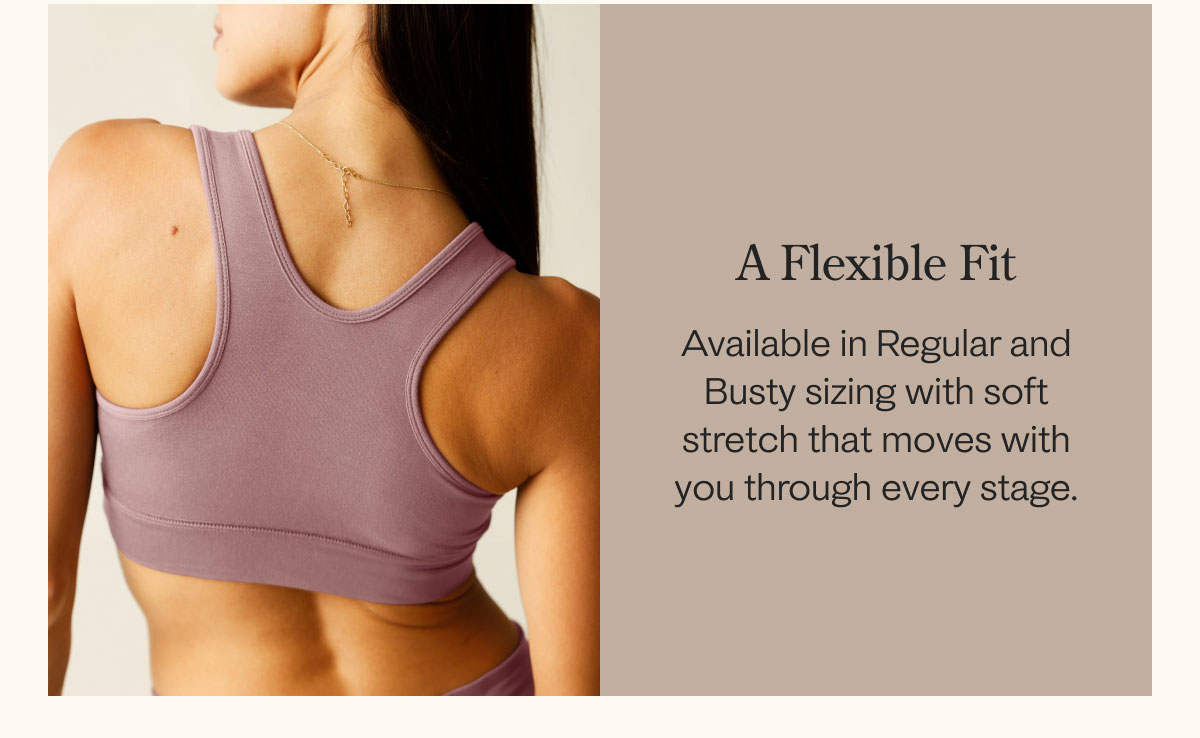 French Terry Racerback Bra in Twilight