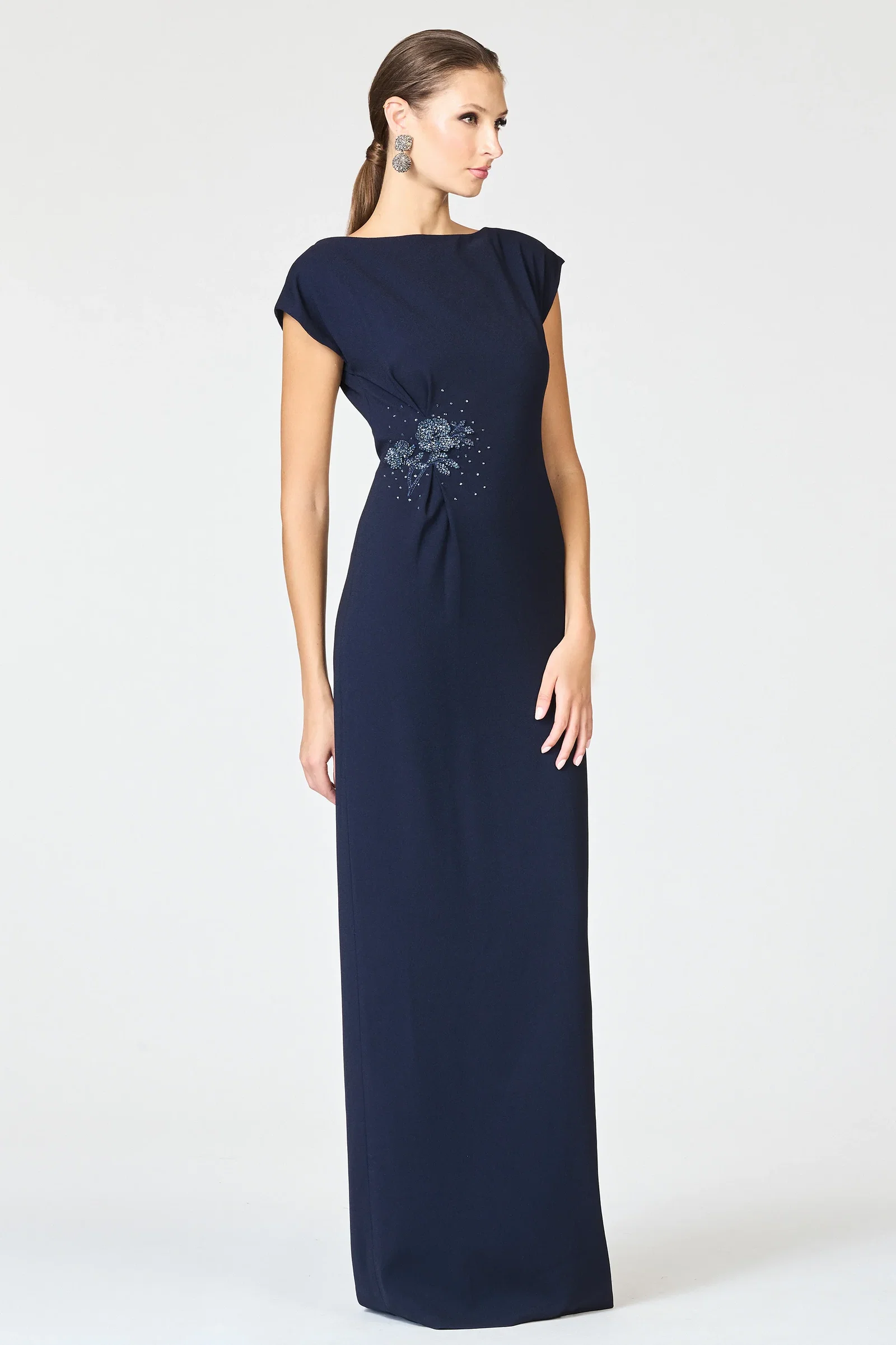 Image of EMBELLISHED KELLY GOWN - MIDNIGHT