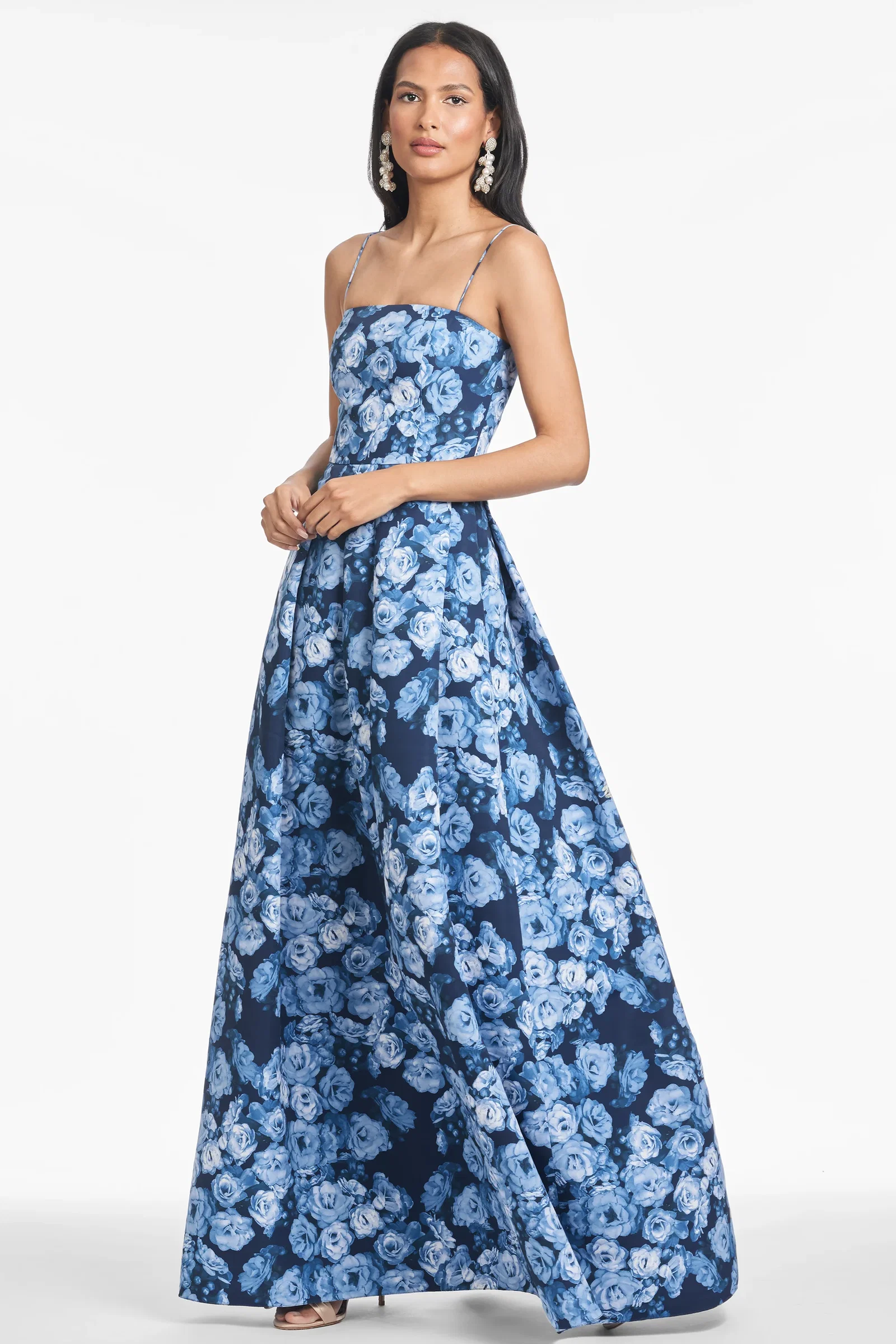 Image of BEAU GOWN - WILD SAPPHIRE ROSES