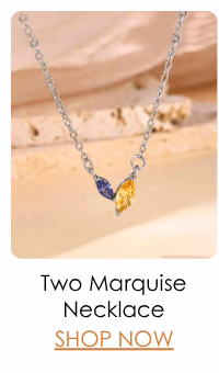 Two Marquise Necklace