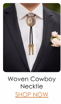 Woven Cowboy Necktie