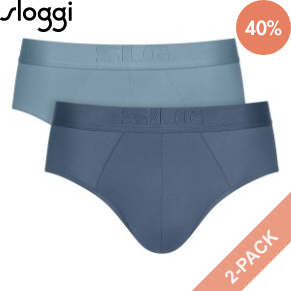 2 Pakkaus Sloggi SLG Base Soft Midi Briefs