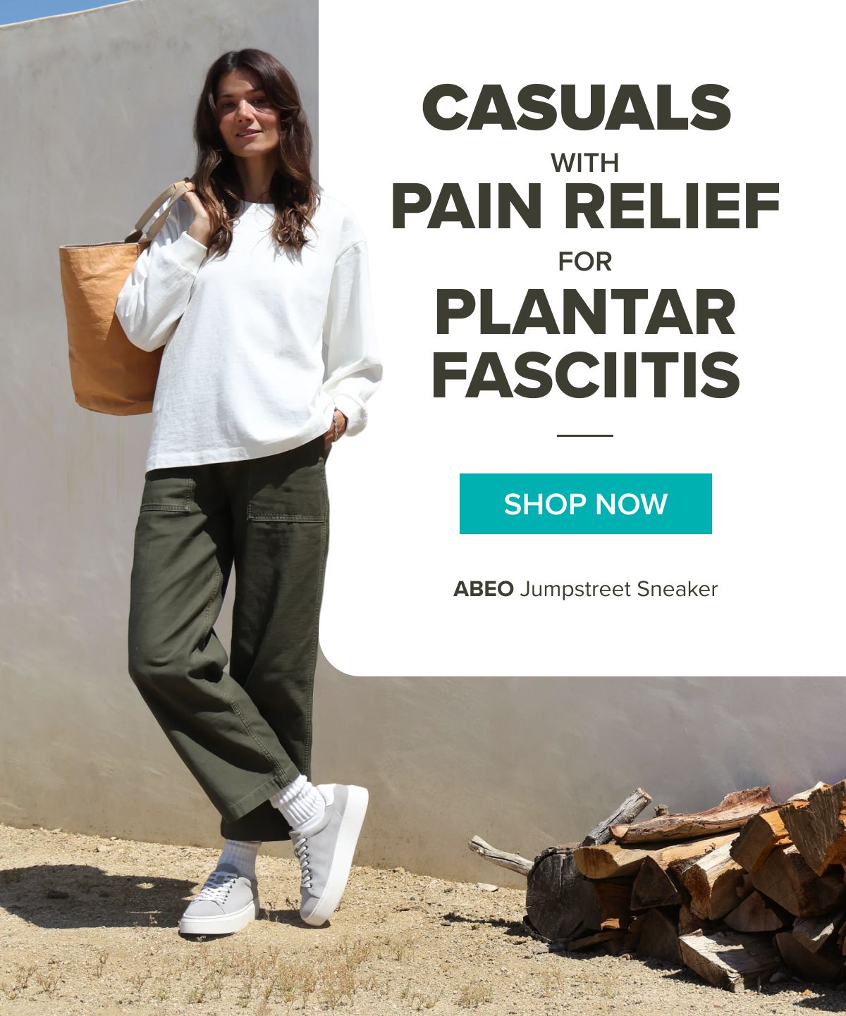 Casuals with Pain Relief for Plantar Fasciitis