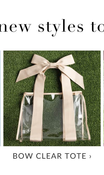 Bow Clear Tote