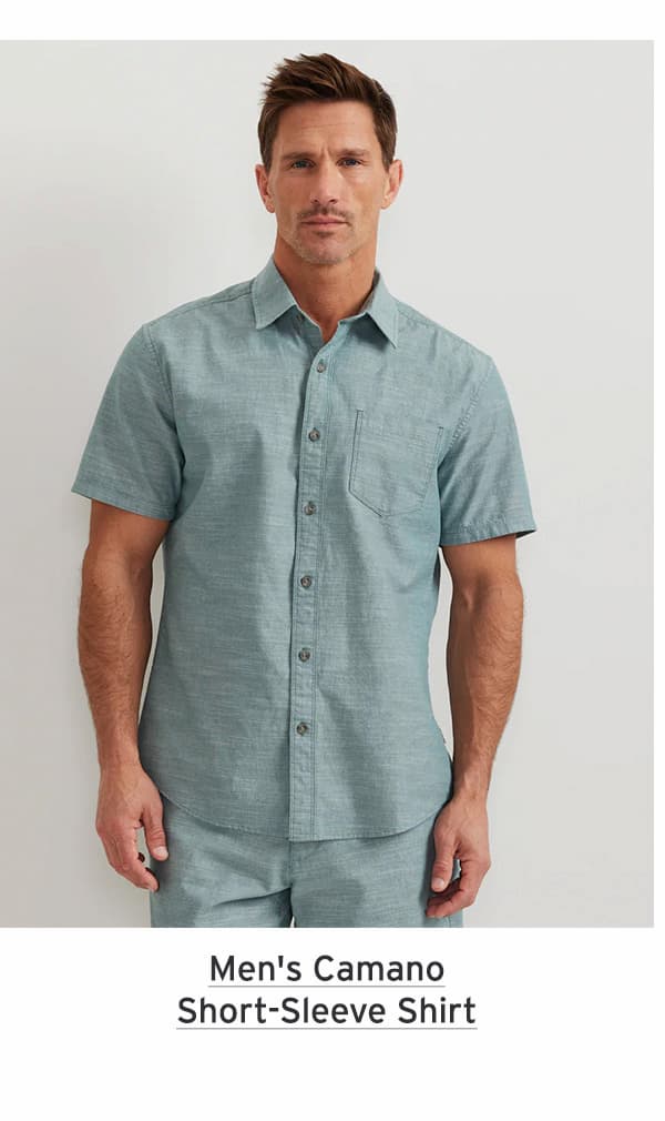 Men's Camano Short-Sleeve Shirt - Solid