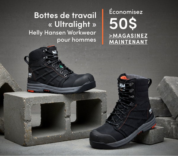 Bottes de travail « Ultralight » Helly Hansen Workwear pour hommes économisez 50$