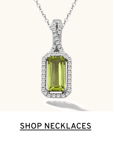 Peridot pendant necklace. Click to Shop Necklaces