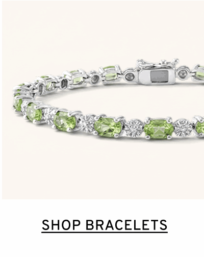 Peridot bracelet. Click to Shop Bracelets