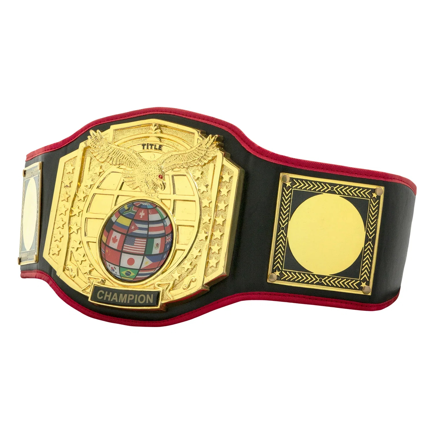 Image of TITLE BOXING TRIPLE PLATINUM TITLE BELT