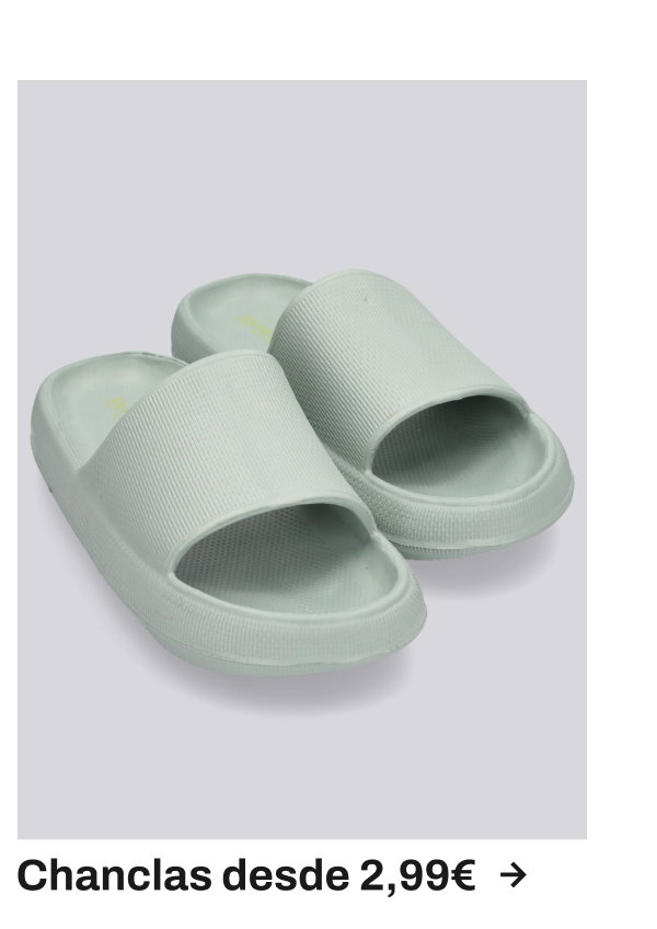 Chanclas desde 2,99€