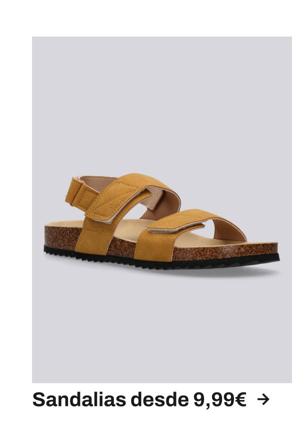 Sandalias desde 9,99€
