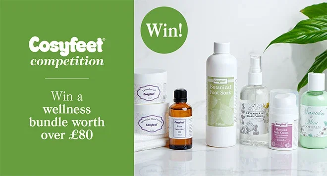 Cosyfeet competition - Win a wellness bundle worth over £80