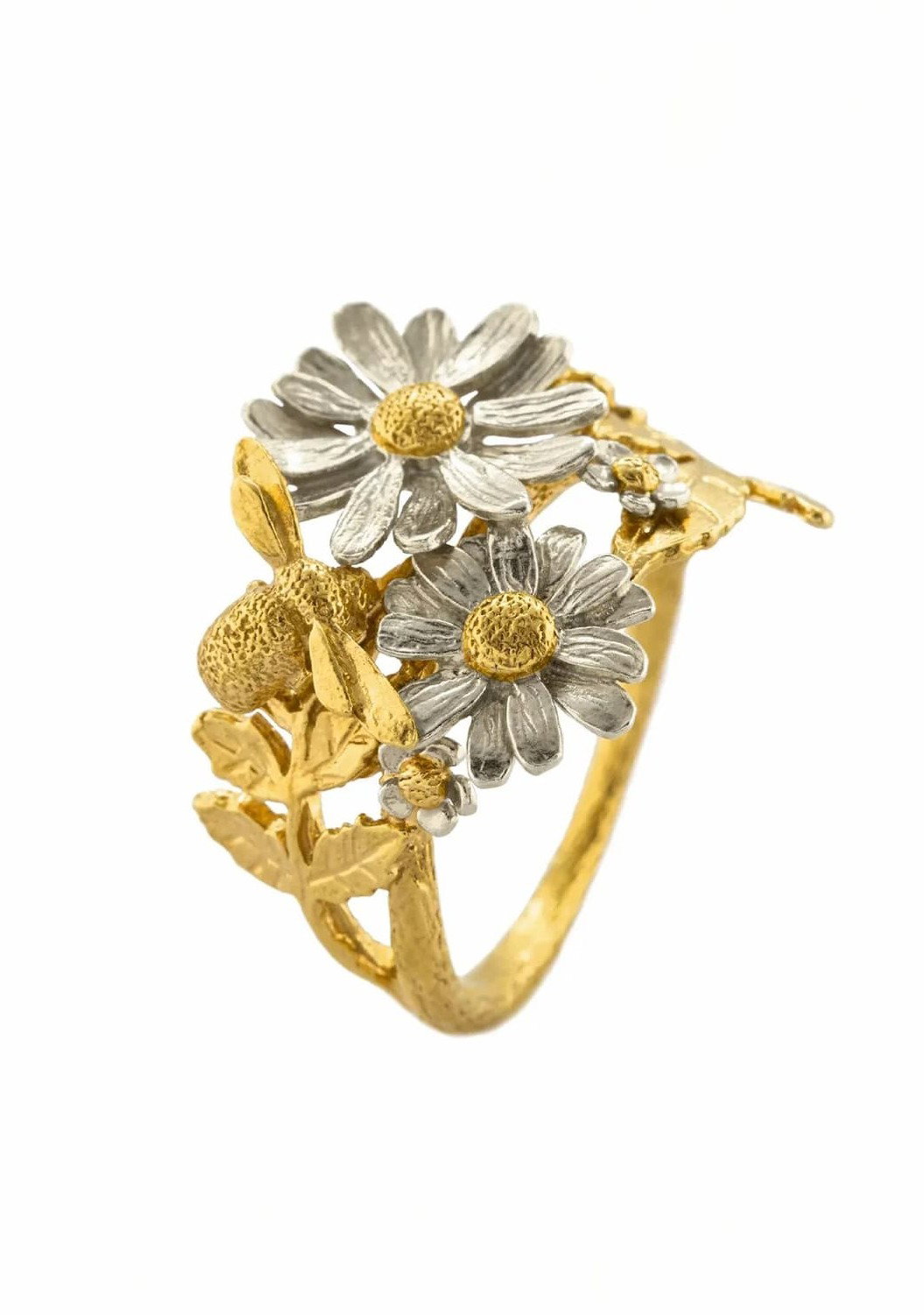 Posy Bloom Bee Ring