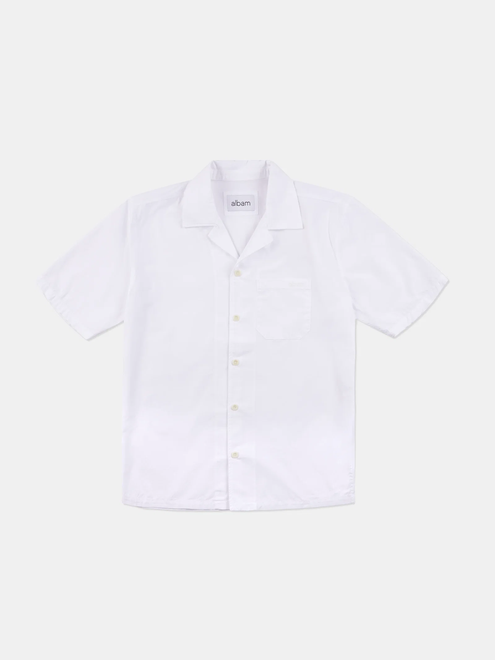 Image of Grange Poplin Shirt in White