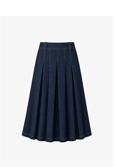 JULIE PLEATED DENIM 