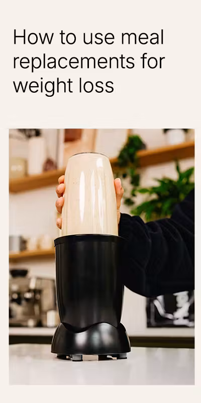 How to use meal replacement shakes for weight loss