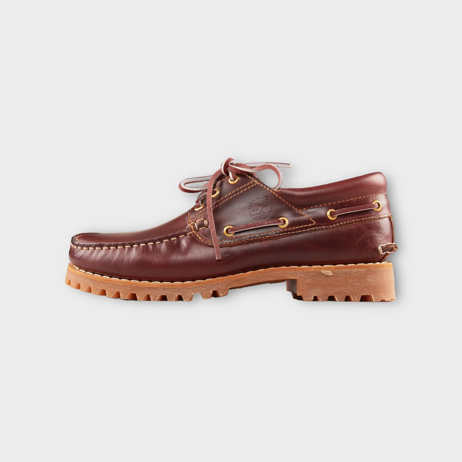 Image of Timberland 3-Eye Lug Sejlersko I Burgundy