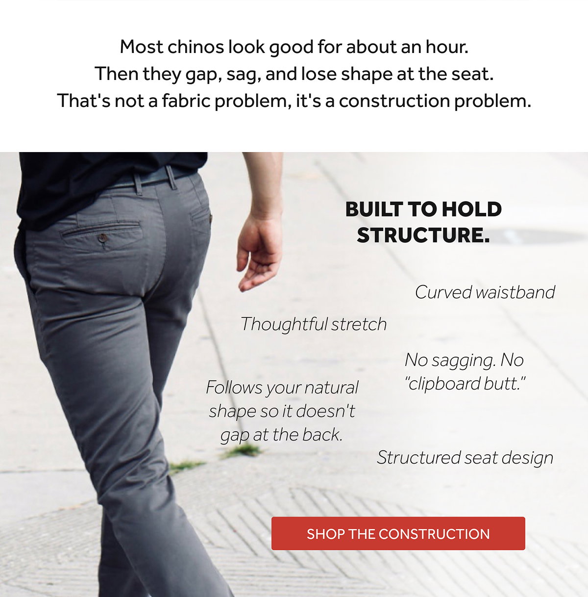 Build to hold structure