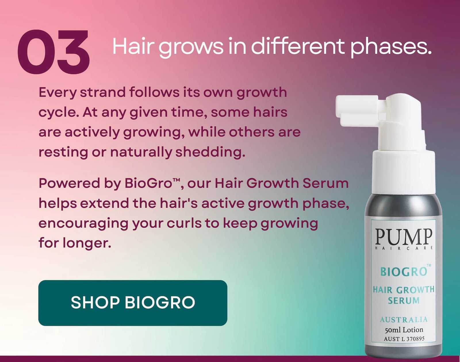 Shop Growth BioGro Hair Growth Serum