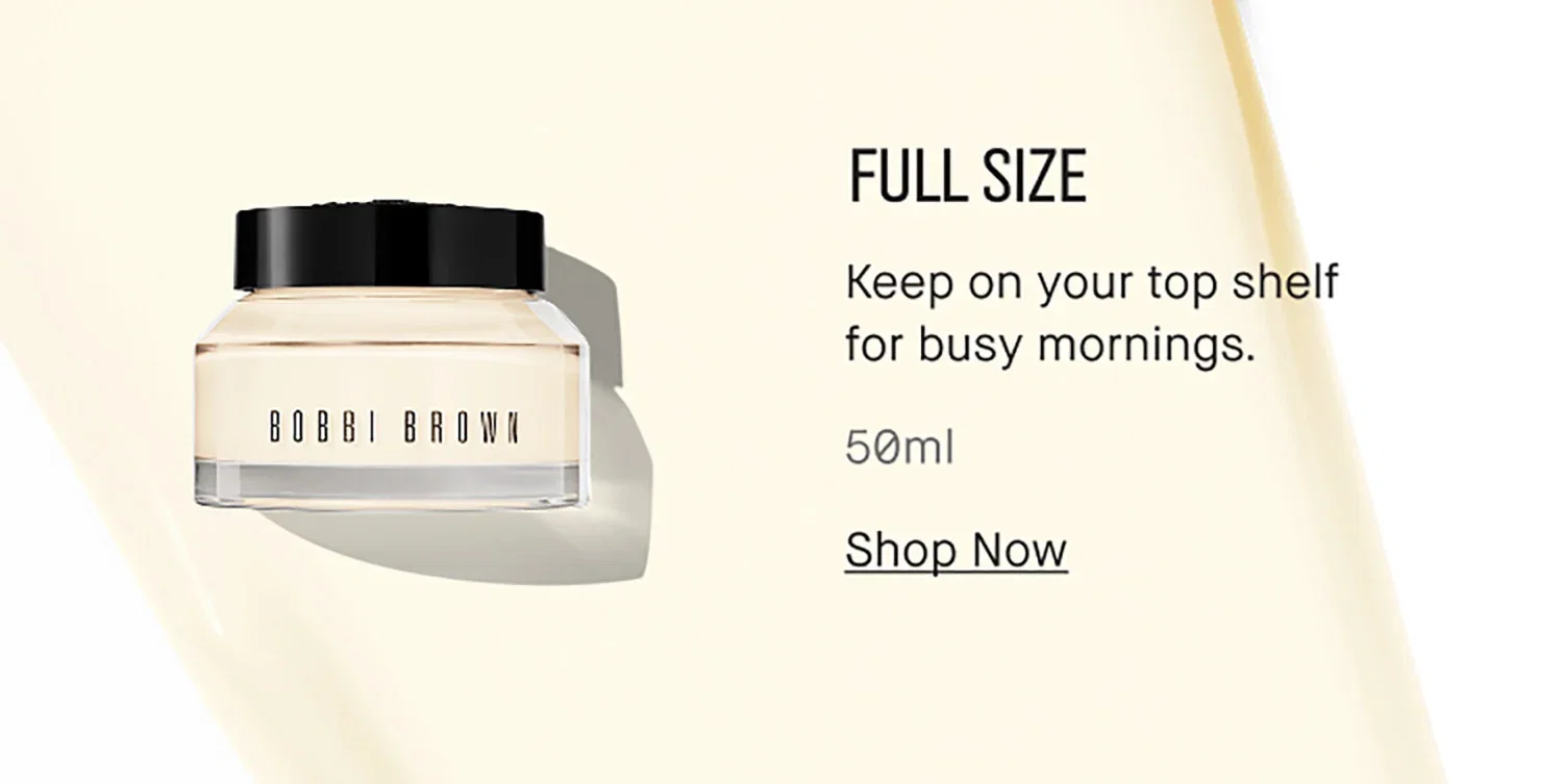 FULL SIZE |  Keep on your top shelf for busy mornings. | 50ml | Shop Now