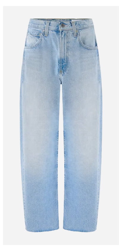 Hattie Crop Barrel Jean In Gesture