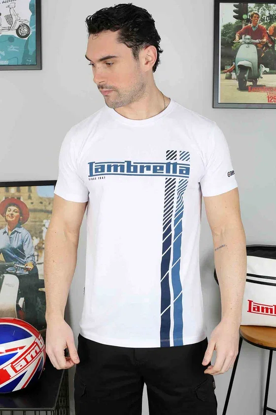 Fade Racing Stripe Tee