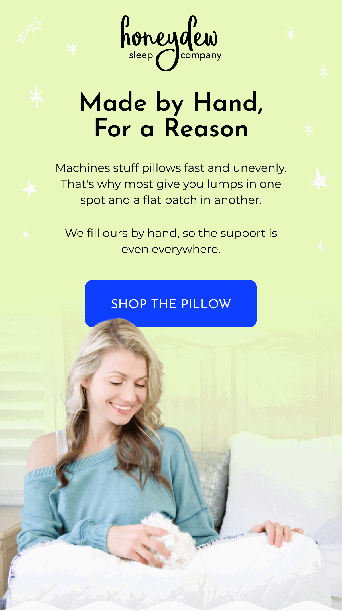 Made by Hand, For a Reason | SHOP THE PILLOW
